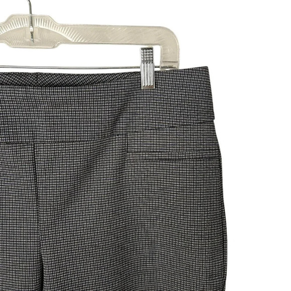 Dalia‎ Gray Black Herringbone Pull On Cropped Pants Size Large New With Tag - Picture 3 of 10